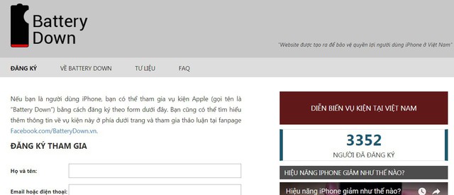 
Số người tham gia vụ kiện Apple không ngừng gia tăng từng ngày.     Ảnh chụp màn hình
