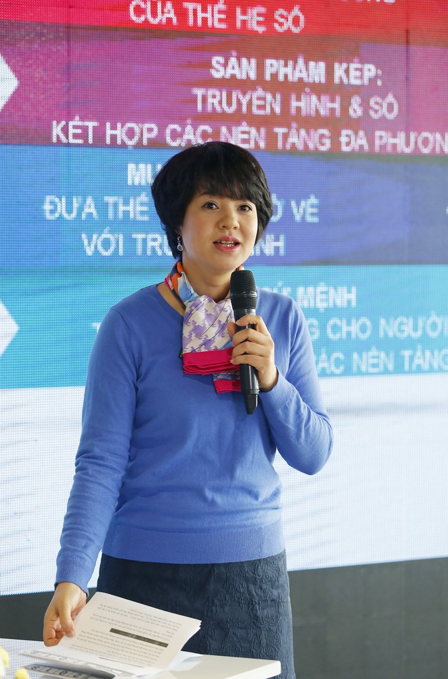 Nhà báo Diễm Quỳnh chia sẻ với báo chí về cuộc dịch chuyển của VTV6 trong năm 2018