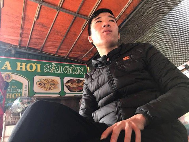 Anh Trần Hữu Hoàng vẫn chưa hết bàng hoàng kể lại sự việc