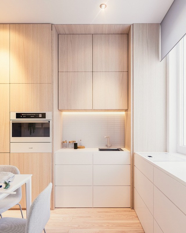 
Đặc biệt, sự kết hợp hoàn hảo này rất phù hợp với những căn bếp gia đình có diện tích nhỏ hẹp.
