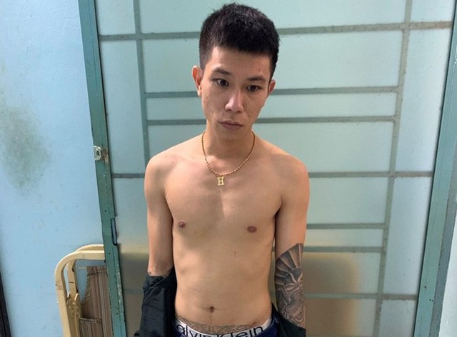 Lê Văn Trí Đạt tại cơ quan điều tra.
