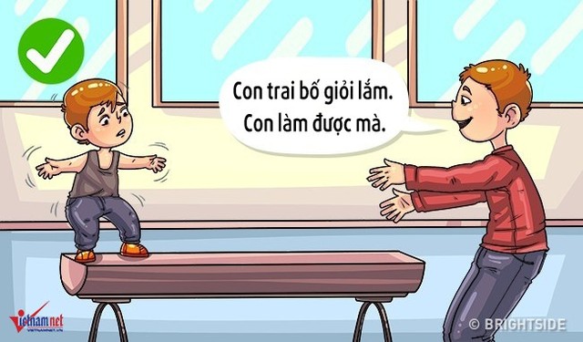 Bất kỳ ai cũng có những nỗi sợ hãi riêng nhưng lòng dũng cảm sẽ giúp họ vượt qua. Nếu con sợ điều gì đó, cha mẹ hãy chia sẻ với trẻ những kỷ niệm và kinh nghiệm của mình về cách cha mẹ từng làm để vượt qua nỗi sợ đó.