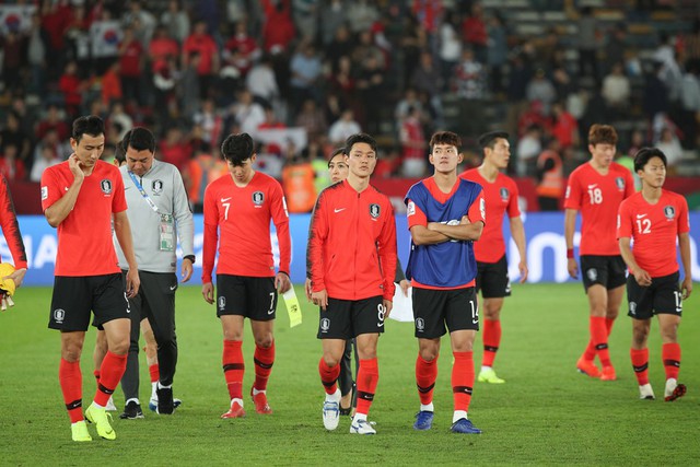 
ĐT Hàn Quốc bị loại khỏi Asian Cup 2019 sau khi thua Qatar 0-1 ở tứ kết. Ảnh: AFC.
