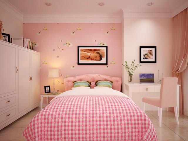 
Phòng ngủ dành cho cô công chúa nhỏ.
