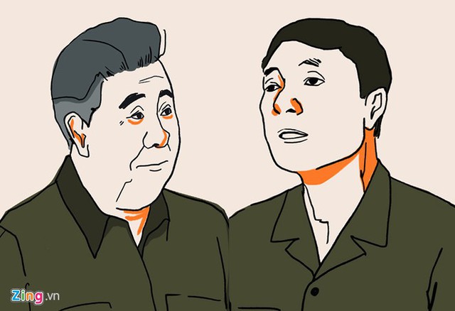 
Ông Bùi Văn Thành (trái) và Trần Việt Tân.
