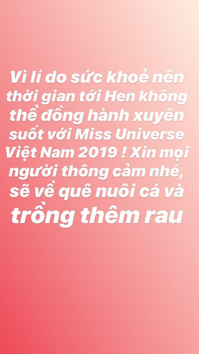 HHen Niê đột ngột tuyên bố dừng đồng hành với Hoa hậu Hoàn vũ Việt Nam 2019 - Ảnh 1.