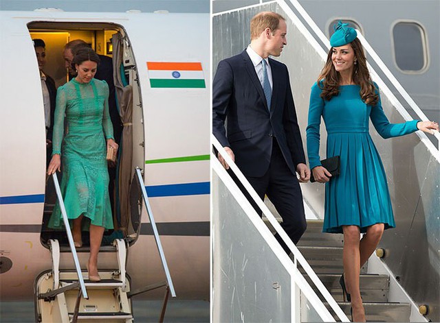 Công nương Kate đặt chỗ riêng cho váy áo trên máy bay - Ảnh 1.