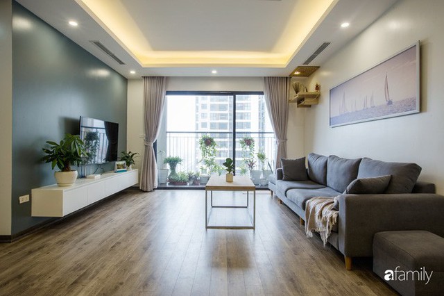 Căn hộ 100m² gây thương nhớ với phong cách đương đại có tổng chi phí 260 triệu đồng ở Long Biên, Hà Nội - Ảnh 9.