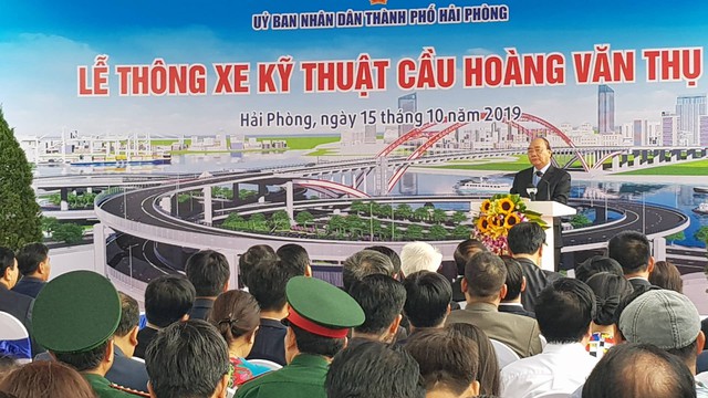Hải Phòng thông xe kỹ thuật cầu có nhịp chính lớn nhất Việt Nam - Ảnh 3.
