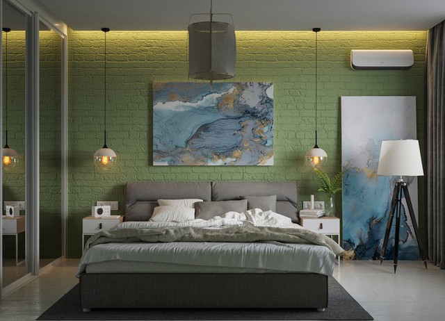 Phòng ngủ màu xanh sẽ mang đến nguồn năng lượng tích cực cho cuộc sống của bạn - Ảnh 4.