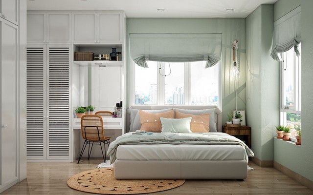 Phòng ngủ màu xanh sẽ mang đến nguồn năng lượng tích cực cho cuộc sống của bạn - Ảnh 9.