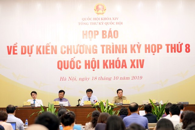 Kỳ họp thứ 8, Quốc hội khóa XIV khai mạc ngày 21/10, kéo dài 28 ngày - Ảnh 1.