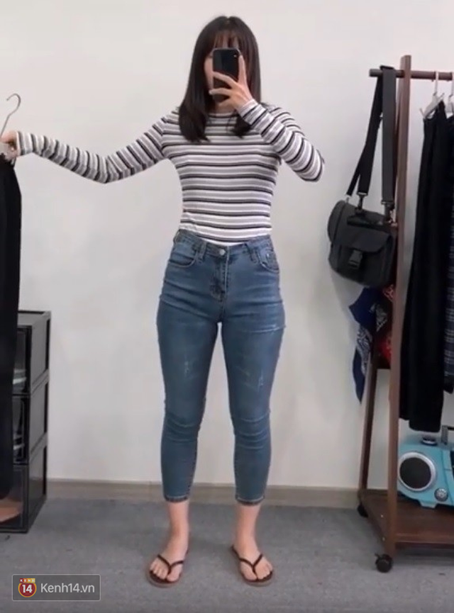 Đại diện c&aacute;c n&agrave;ng đ&ugrave;i to mặc thử 3 d&aacute;ng quần d&agrave;i basic, c&ocirc; n&agrave;ng n&agrave;y đ&atilde; t&igrave;m ra loại t&ocirc;n ch&acirc;n nịnh d&aacute;ng nhất - Ảnh 4.