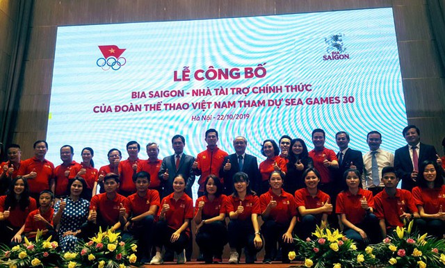 Công bố nhà tài trợ chính thức cho Đoàn Thể thao Việt Nam tham dự SEA Games 30 - Ảnh 1.