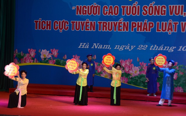 Hà Nam tổ chức Hội thi người cao tuổi sống vui sống khỏe, tích cực tuyên truyền về chính sách dân số - Ảnh 6.