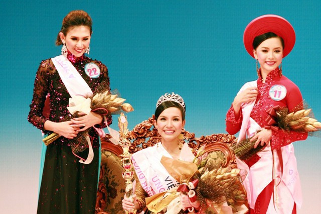 Top 3 Hoa hậu Hoàn vũ Việt Nam 2008 giờ ra sao?  - Ảnh 1.