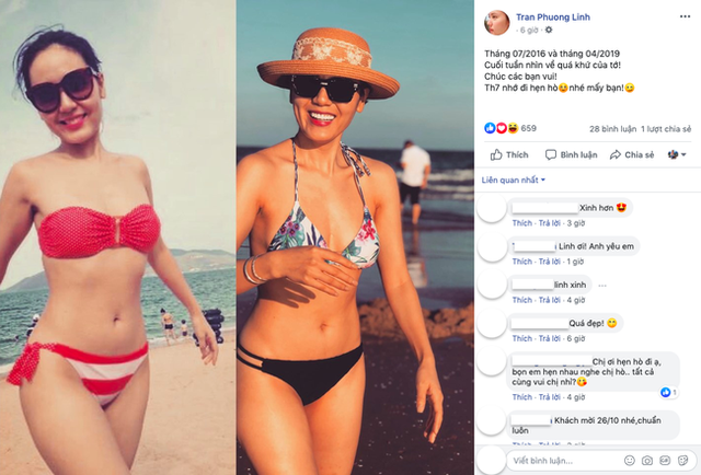 Phương Linh tự tin diện bikini khoe vóc dáng thon gọn đáng ngưỡng mộ ở tuổi U40 - Ảnh 1.