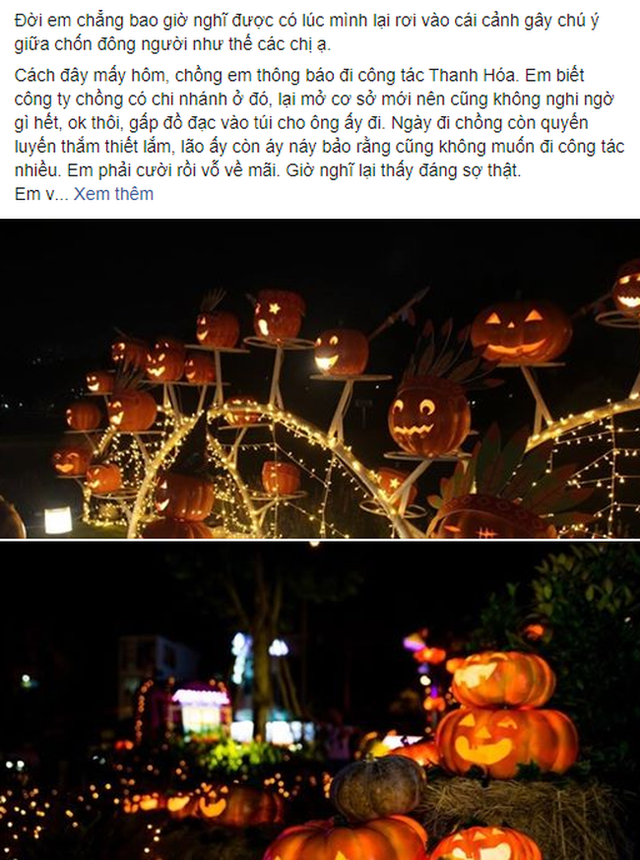 Dẫn con đi chơi Halloween bắt được ngay chồng đang đi chơi với gái, cô vợ trẻ có màn xử lý đỉnh của đỉnh khiến chị em phục sát đất - Ảnh 1.