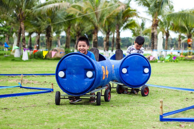 Trải nghiệm cắm trại qua đêm như trời Tây giữa không gian xanh KĐT Ecopark - Ảnh 3.