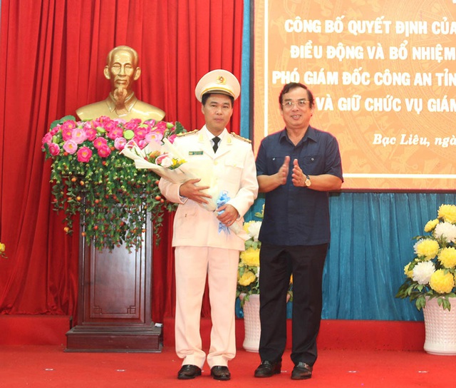 Phó giám đốc Công an Bình Thuận làm Giám đốc Công an Bạc Liêu - Ảnh 3.