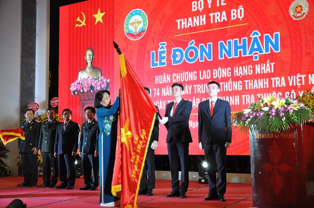 Thanh tra Bộ Y tế đón nhận Huân chương Lao động hạng Nhất - Ảnh 1.