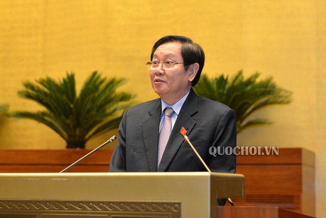 Bộ trưởng Lê Vĩnh Tân xin nhận khuyết điểm trước Quốc hội do quyết định 20 năm không sửa - Ảnh 1.