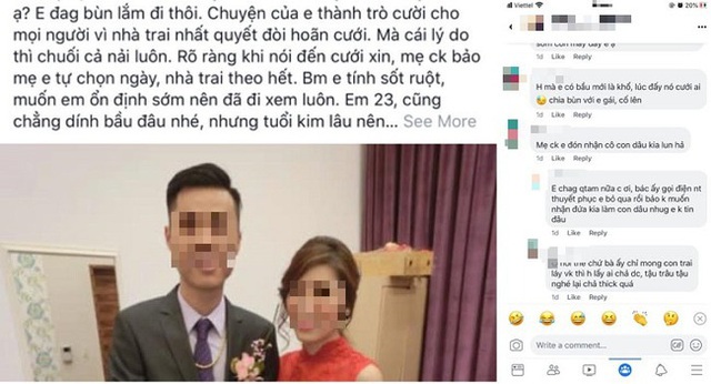 Nhà trai đòi hoãn cưới với lý do cuối năm ngày cùng tháng tận, cô dâu hụt đáp trả cực gắt - Ảnh 1.