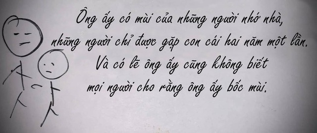 Bố vẽ tranh dạy con tôn trọng người lao động - Ảnh 4.