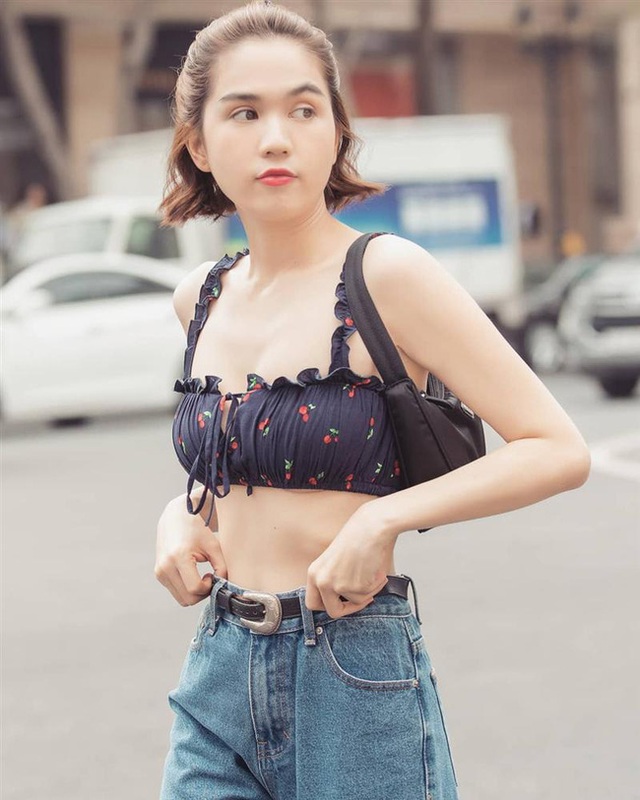 Mỹ nhân Việt diện crop top ngắn ngủn: Ai cũng hot đến thót tim - Ảnh 3.