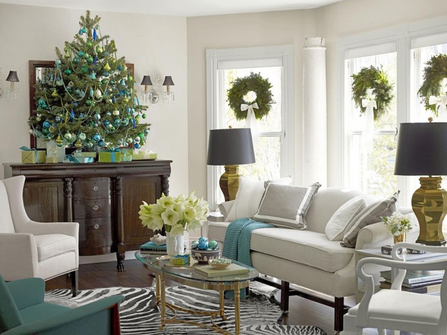 Cách giúp phòng khách nhà bạn tràn ngập không khí Giáng sinh - Ảnh 4.
