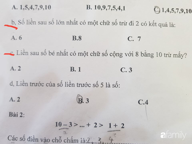 Đề kiểm tra Toán lớp 1 với nhiều câu hỏi hại não, phụ huynh người đồng tình người phản đối gay gắt - Ảnh 2.