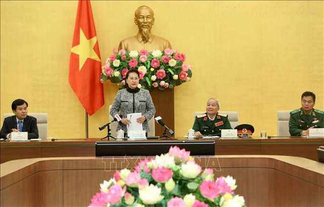  Chủ tịch Quốc hội Nguyễn Thị Kim Ngân gặp mặt cựu chiến binh bộ đội đặc công  - Ảnh 1.