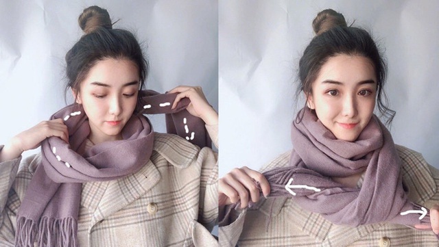 5 cách quàng khăn siêu xinh kiểu Hàn Quốc để bạn diện ngay trong ngày gió lạnh căm căm  - Ảnh 5.