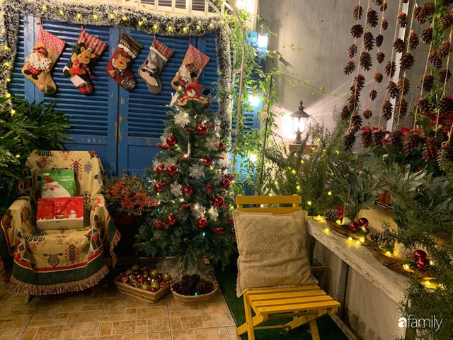 Sân thượng sắc màu rực rỡ đẹp cuốn hút đón Noel của mẹ đảm ở Nha Trang - Ảnh 6.