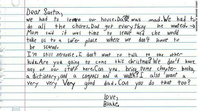 Xúc động với bức thư xin ông già Noel một ông bố tốt của cậu bé 7 tuổi ở Mỹ - Ảnh 1.