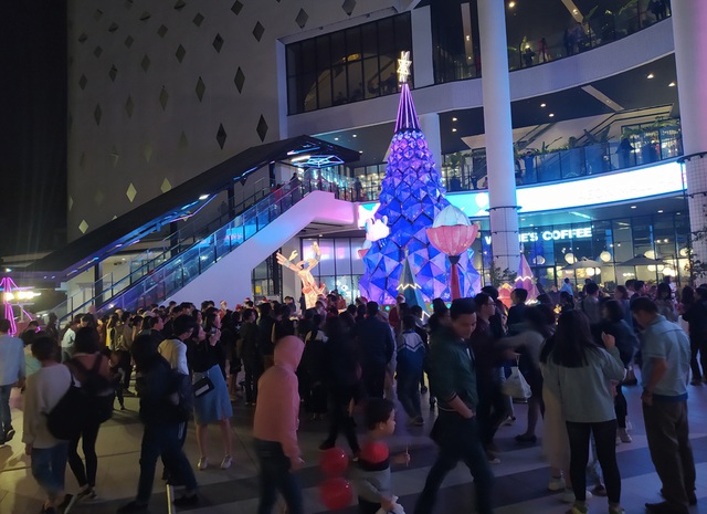 Hà Nội: Đêm Giáng sinh, vạn người ùn ùn kéo đến TTTM đông chưa từng thấy - Ảnh 9.