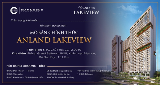 Tập đoàn Nam Cường tổ chức Lễ Mở bán chính thức dự án Anland Lakeview - Ảnh 1.