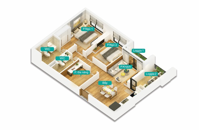 Chọn thiết kế căn hộ như thế nào để đảm bảo không gian sử dụng chung và riêng? - Ảnh 1.
