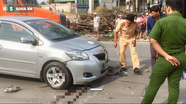  Va chạm liên hoàn với 2 ô tô, vợ chết chồng nguy kịch khi đang trên đường tới công ty làm việc - Ảnh 3.