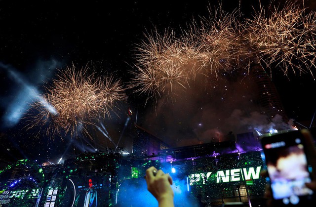 Pháo hoa đón năm mới 2019 tại Bangkok, Thái Lan. Ảnh: Reuters.