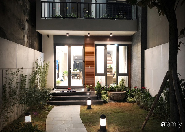 Ngôi nhà phố cho gia đình 3 thế hệ với chiều dài 36m² tạo ấn tượng mạnh nhờ tông màu trung tính ở Hà Nội - Ảnh 9.
