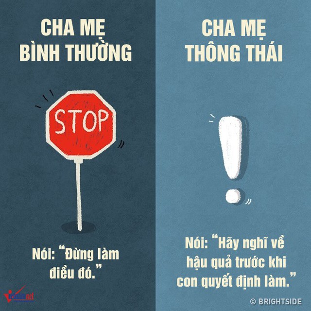 
Hãy dạy con nghĩ về hậu quả trước khi quyết định làm điều gì.
