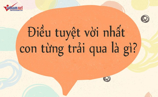 Hỏi con về những điều tuyệt vời hay tồi tệ để khiến trẻ hiểu rằng, mọi thứ trong cuộc sống kh&ocirc;ng phải đều diễn ra dễ d&agrave;ng nhưng cũng kh&ocirc;ng k&eacute;o d&agrave;i m&atilde;i những sự tồi tệ. Trẻ cần biết điều n&agrave;y sớm để c&oacute; tinh thần tốt hơn khi đối diện với mọi chuyện.