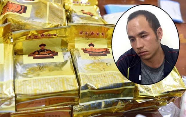 
						Đối tượng Vangchueyang Briachear và lô ma tuý bị thu giữ.
						