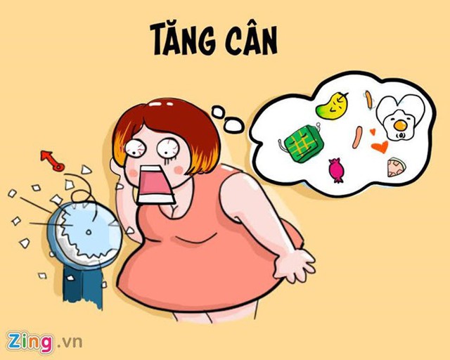 Tăng cân là điều ám ảnh của không ít chị em. Ảnh: Hiền Đoàn.