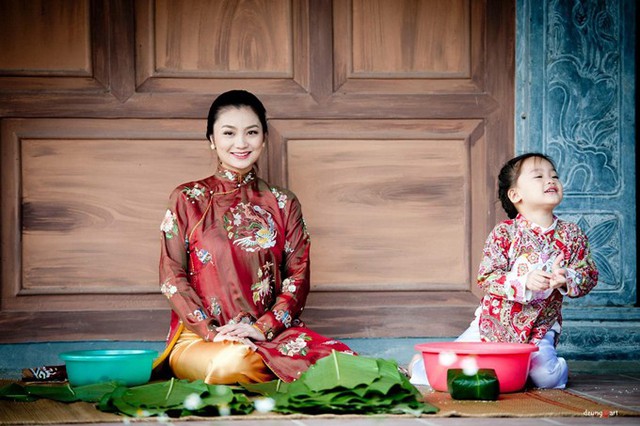 Nữ diễn viên mong truyền cảm hứng bếp núc cho con gái Chuối Đậu.