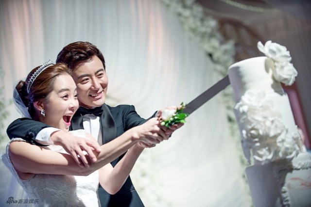 Chae Rim và Cao Tử Kỳ kết hôn năm 2014.