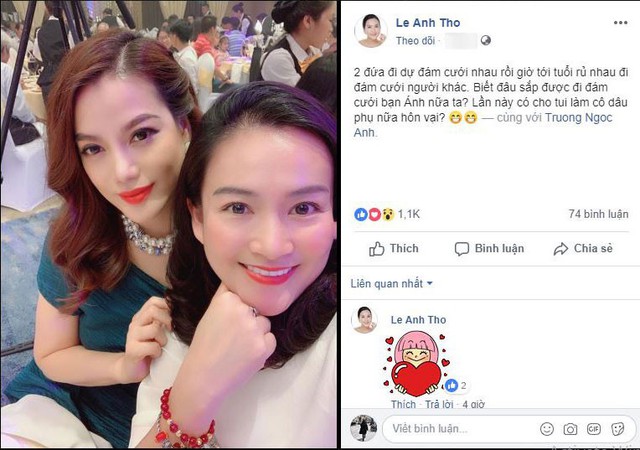 Bà xã Bình Minh úp mở chuyện Trương Ngọc Ánh sắp tái hôn