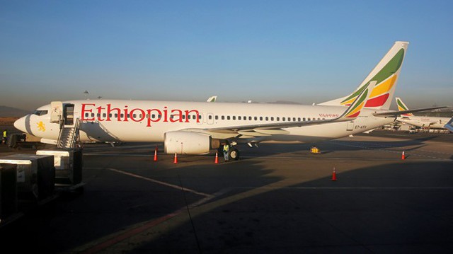 Một chiếc Boeing 737 của Ethiopian Airlines