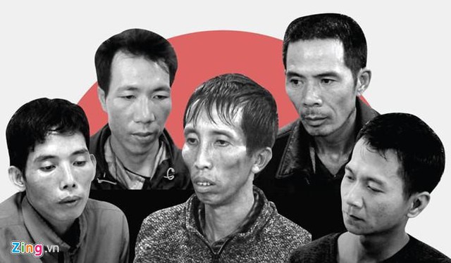 
5 bị can liên quan vụ án trước đó bị bắt và khởi tố. Đồ họa: Phượng Nguyễn.
